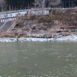 強風に苦戦 ～天竜川ルアーフライ専用区～